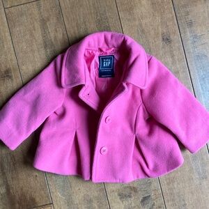 New without tags, baby gap pink dress coat size 0 to 6 months